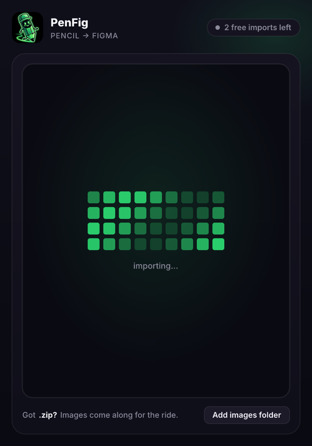 PenFig plugin — importing nodes